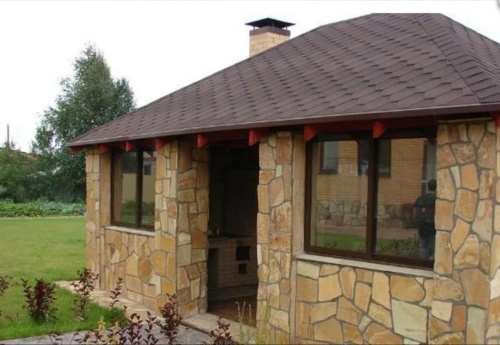 Плитняк златолит жёлтый для фасада 1,5-3 см купить в Краснотурьинске